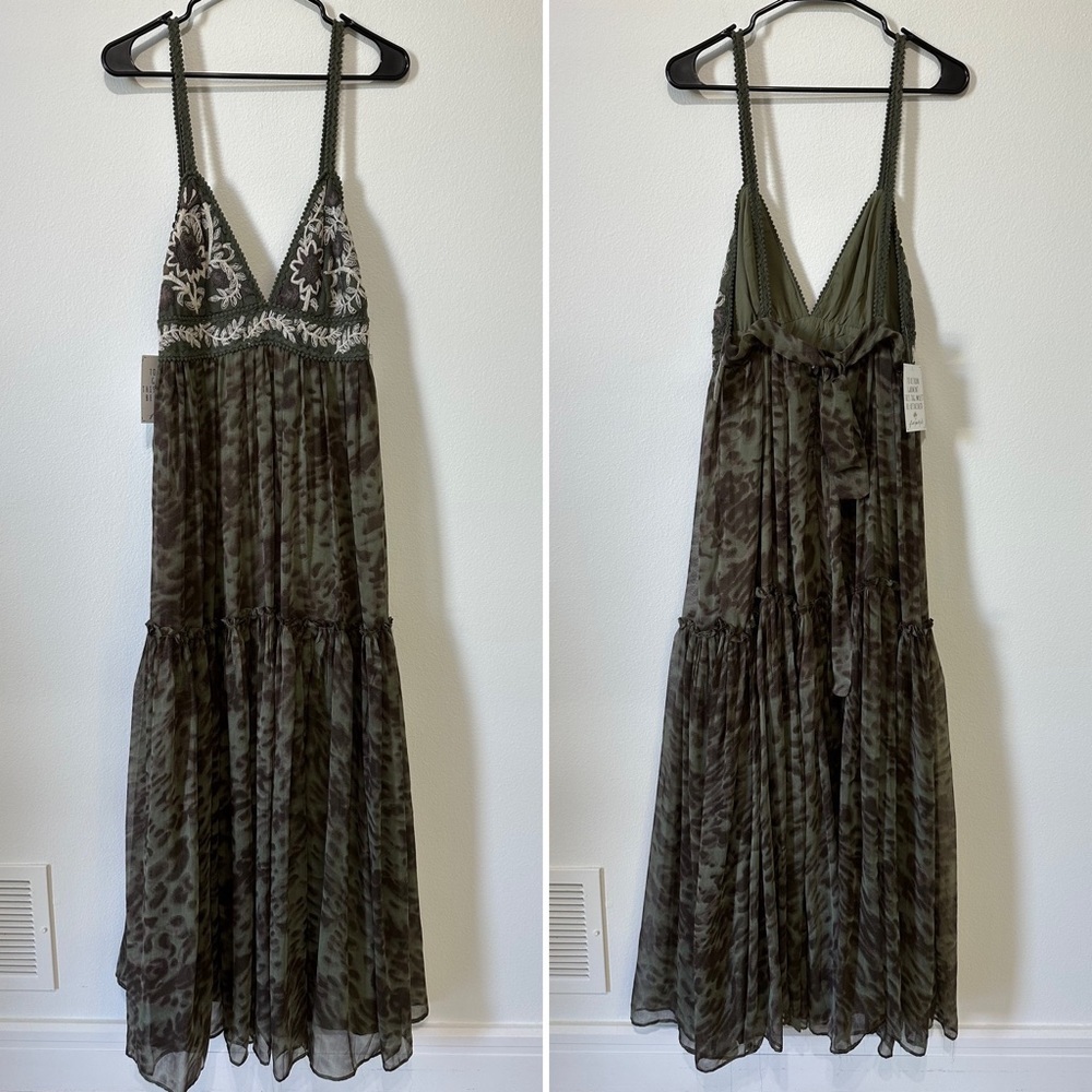 Free People Manarola Maxi Dress in Green - Medium - Picture 3 of 12